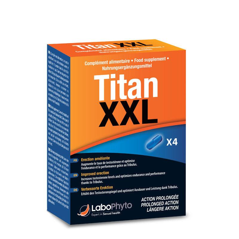 Stimulant masculin Titan XXL, vigueur et endurance masculine